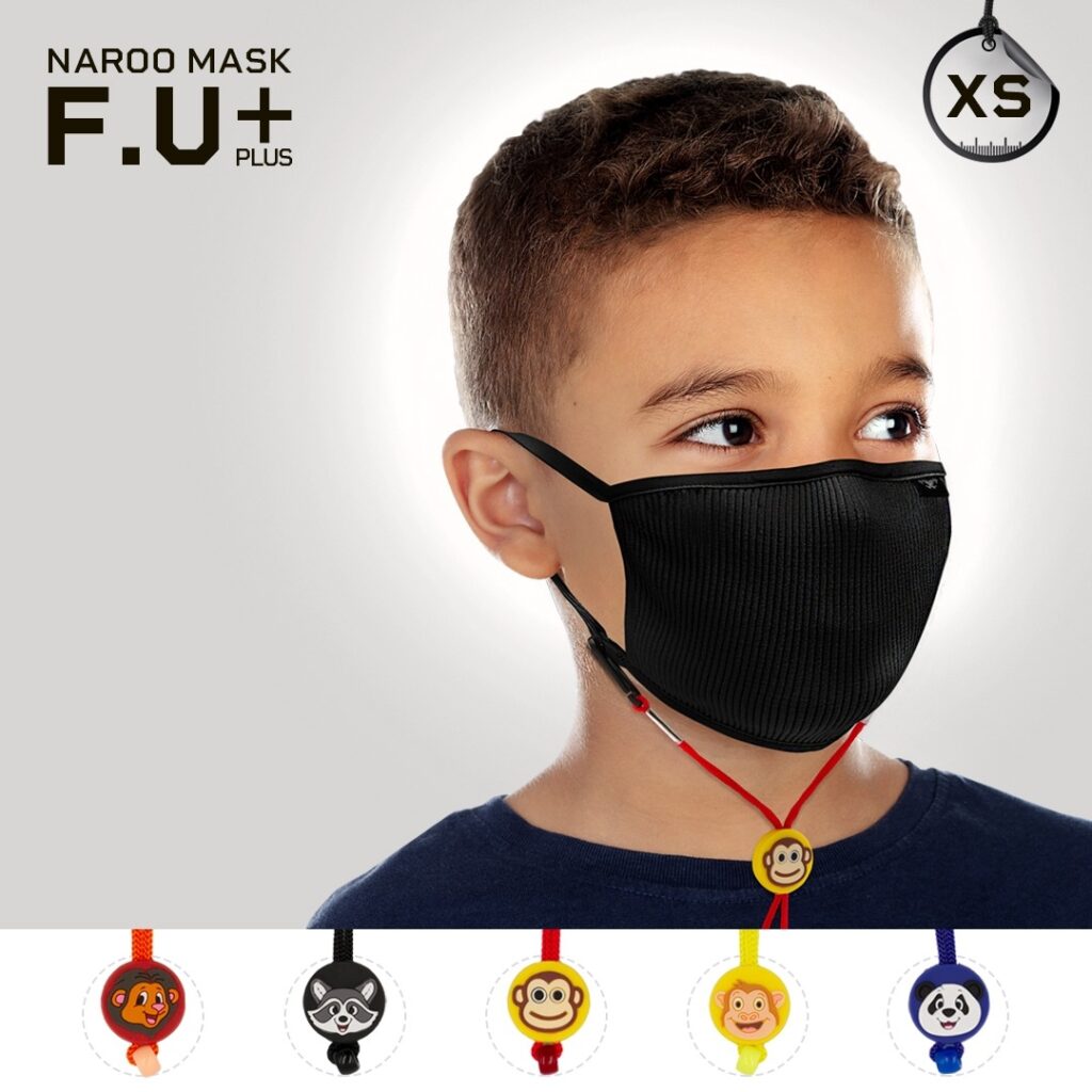 Mascara Infantil filtrante FU Plus con filtro lavable