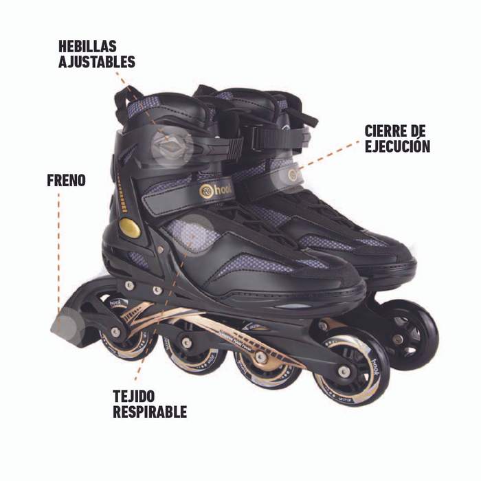 Patines en Línea Hook Hit Dorado HK-102