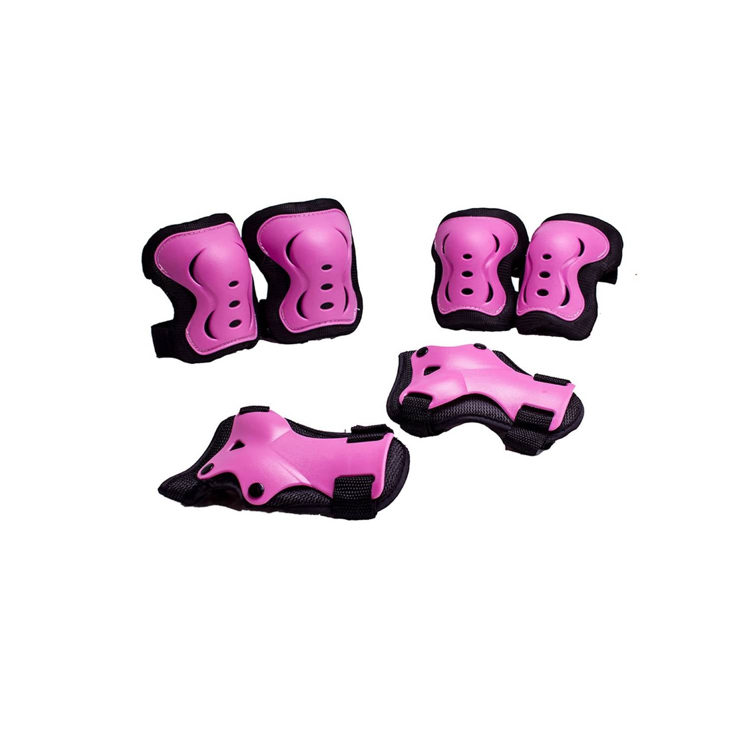 Set protecciones HOOK Rosada/Negro (404)