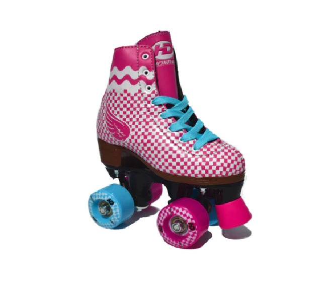 Patines Quad Hondar Tipo Soy Luna (Fucsia)
